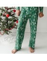 Green Twinkling Trees - Men's Bamboo Viscose Pajama Set