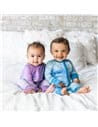 Blue Watercolor Baby & Toddler Bamboo Viscose Zippy