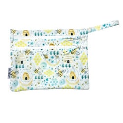 Busy Bees - Waterproof Wet Bag (For mealtime, on-the-go, and more!)